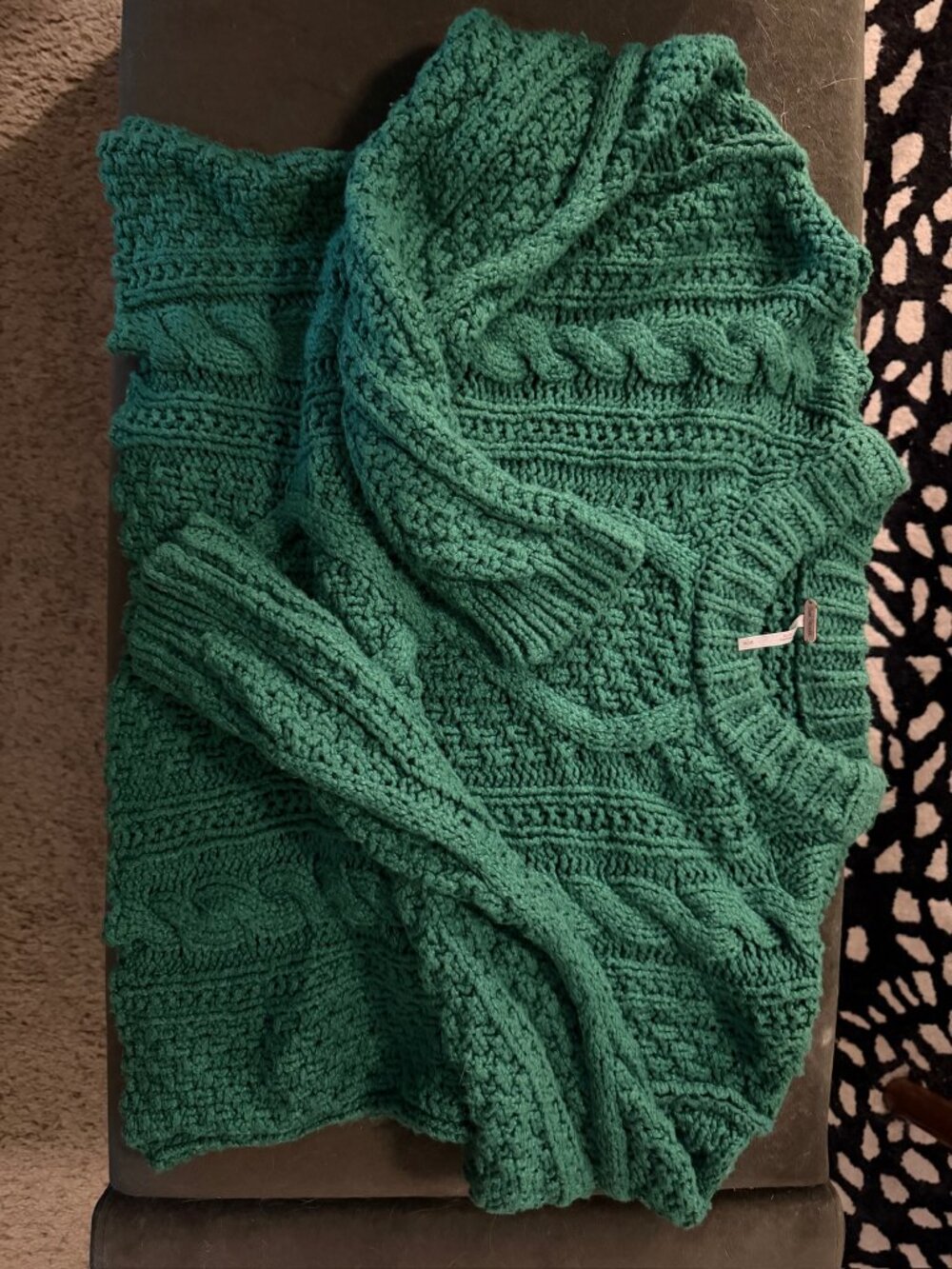 Free People Crop Cable Knit